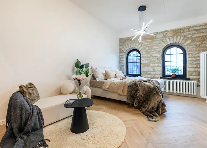 Stylish Loft In Volta Quarter 아파트 *